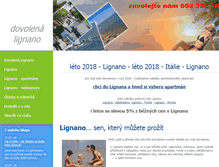 Tablet Screenshot of dovolena-lignano.cz